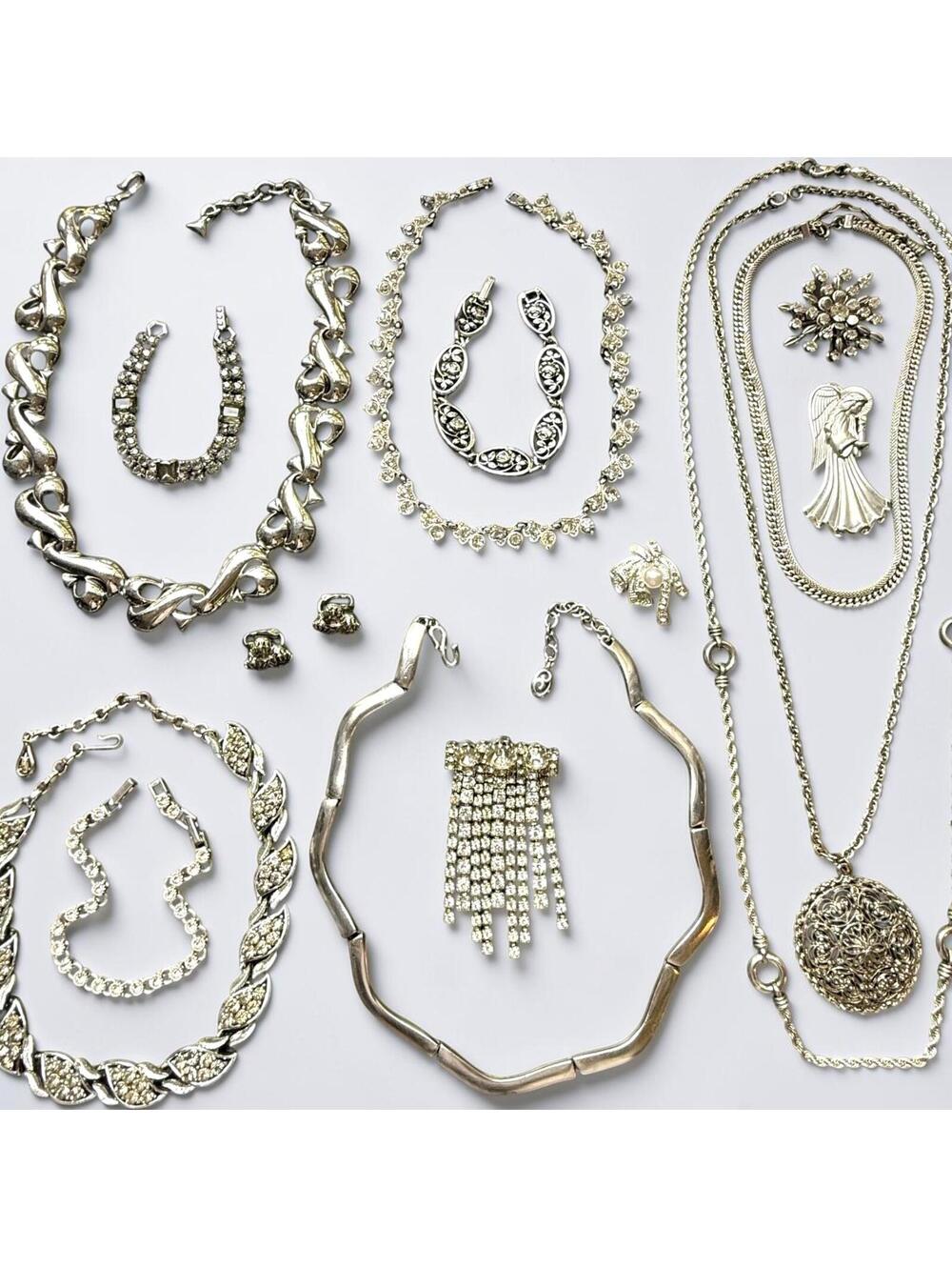 GIVENCHY CORO AVON BOGOFF MONET Vintage Rhinestone Jewelry